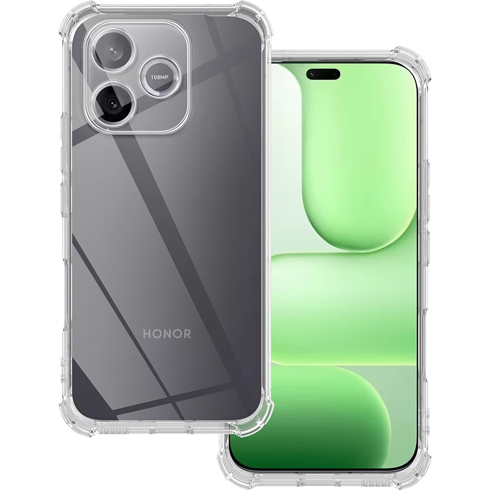 Husă de silicon compatibilă cu Honor 600 Lite 5G, cu colțuri întărite, transparentă, Anti Shock, 1,5mm