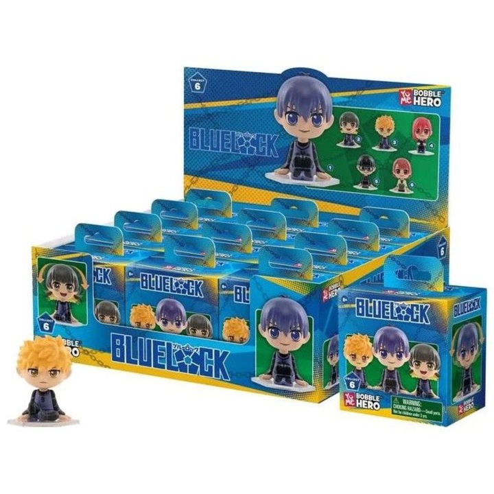 Figurina YuMe Animation: Blue Lock, Bobble Hero Blind Box, sortiment