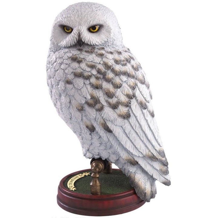 Statueta The Noble Collection Movies: Harry Potter - Hedwig (Magical Creatures), 24 cm