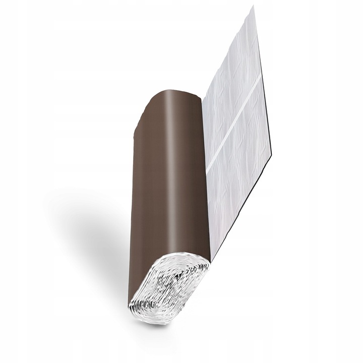 DQ-PP öntapadós lapos ólom szalag 5mx30cm sötétbarna RAL 8019