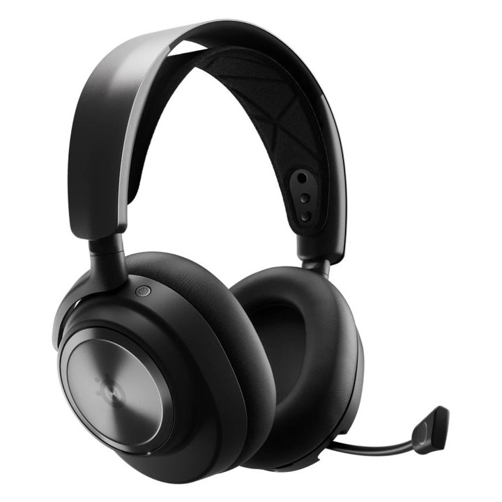 Steelseries Arctis Nova Pro Omni Wireless Bluetooth Gaming Headset Negru Retail, 306043, Microfon/Căști