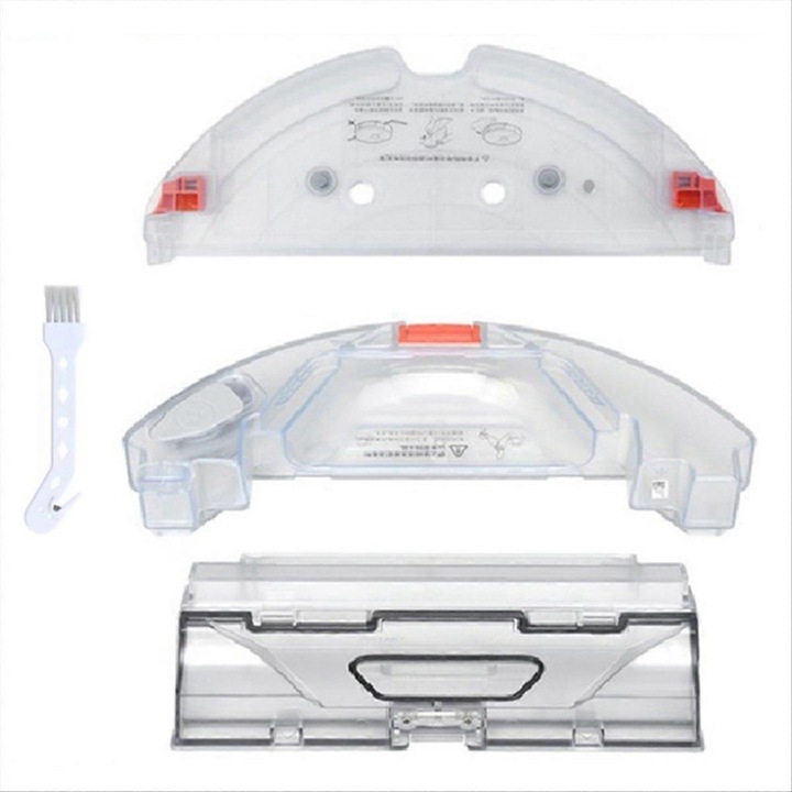 Rezerva accesorii aspirator robot set, rezervor apa, cutie praf, suport mop, perie, plastic, multicolor