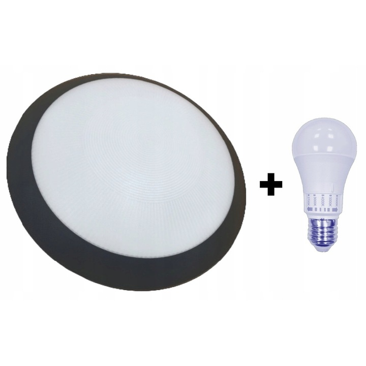 Plafoniera Lumax Luna LED 9W schimbare culoare alb 30x9cm IP65