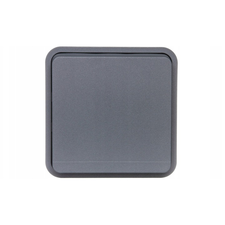Hager Berker W.1 egyszerű aljzat, IP55, szürke, 16A, 250V, 1x, 60Hz, 50Hz, matt