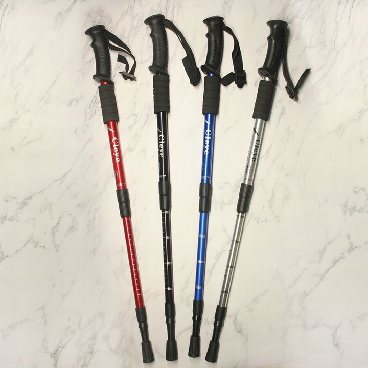 2 db alumínium túrabot készlet, állítható 65x135cm, könnyű, strapabíró
