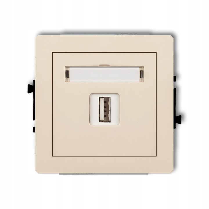 Priza USB Karlik DECO бежов 1xUSB-A 2.0 IP20