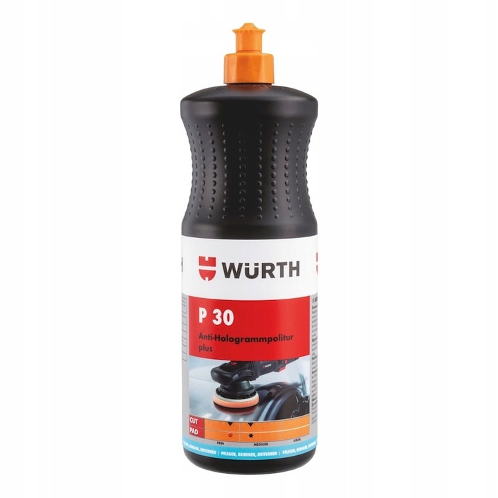 Tészta polírozó anti-hologram Wurth P30, 1kg, fehér, sűrű