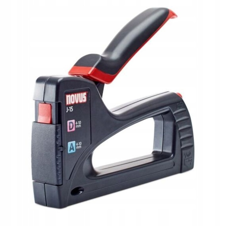 Novus J-15 kézi tűzőgép, ergonomikus, könnyű, 250g, többszínű
