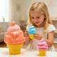 NeeDoh Teenie Needoh Schylling stresszoldó játék, miniatűr squishy, szenzoros fidget játék, neon narancssárga