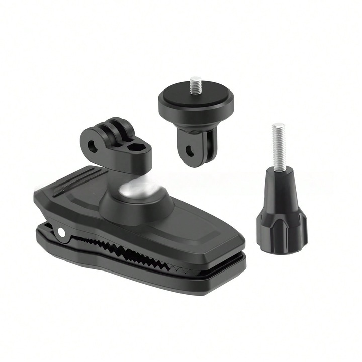 Suport magnetic pentru rucsac, prindere 360 grade, negru