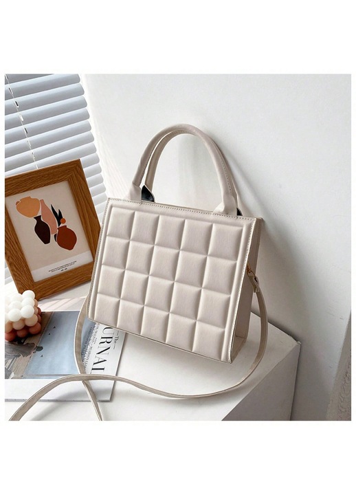 Fehér női crossbody táska