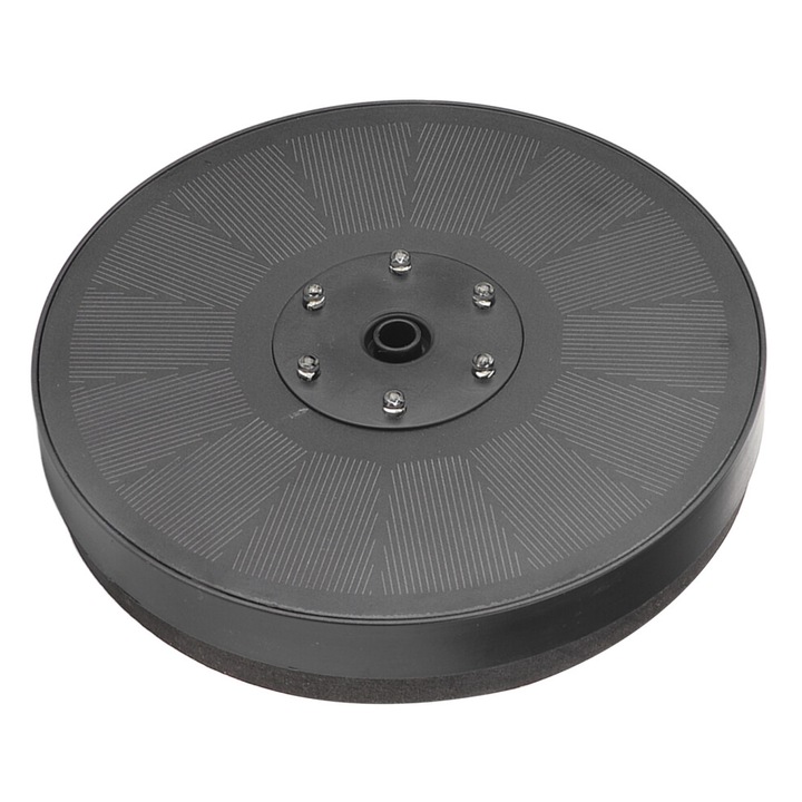 Pompa fantana solara 3W cu baterie 900mAh si pulverizator, multicolor, 30x50cm