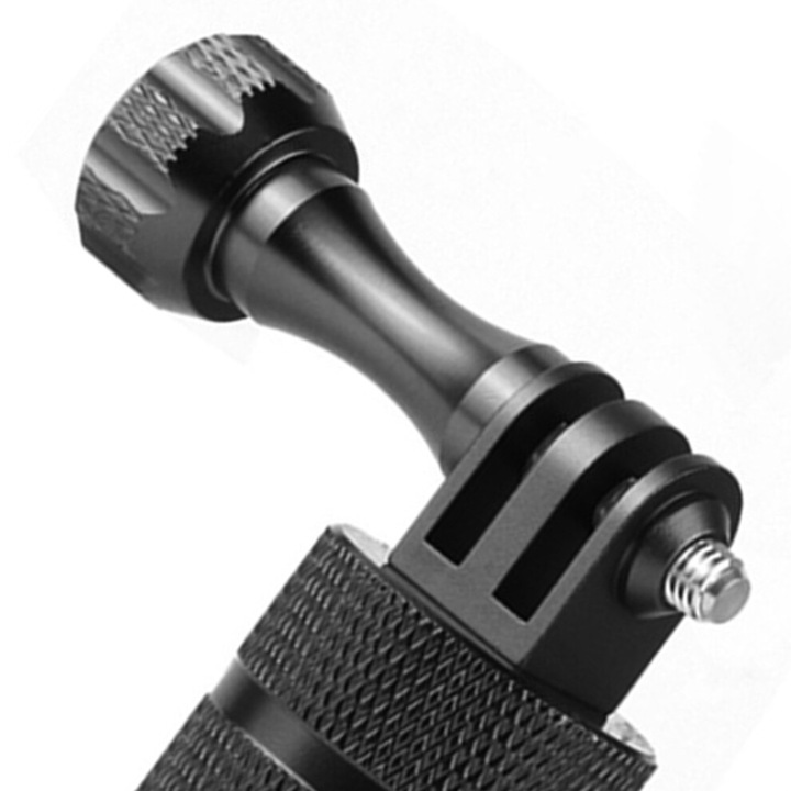 Suport camera bicicleta aluminiu rotativ negru 360°