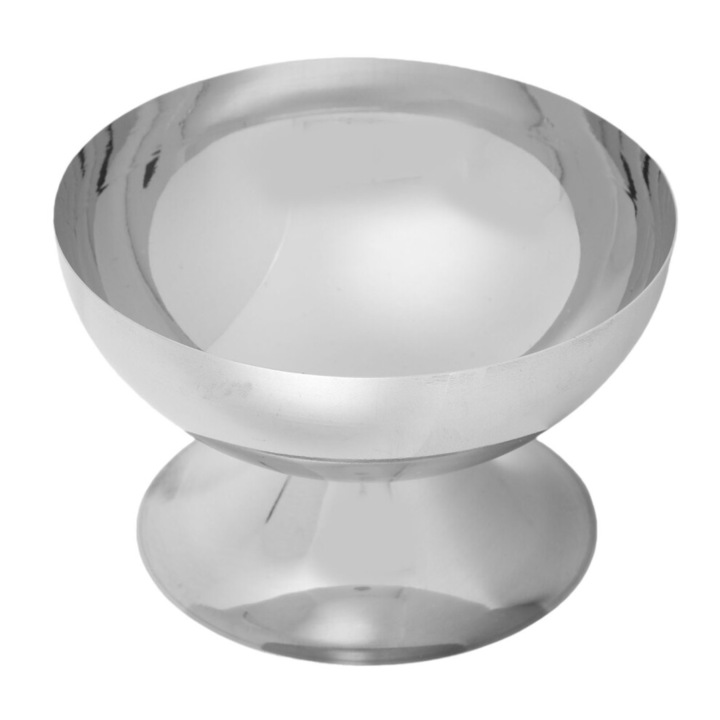 Bol desert inox 304 200ml, újrahasználható, ezüst