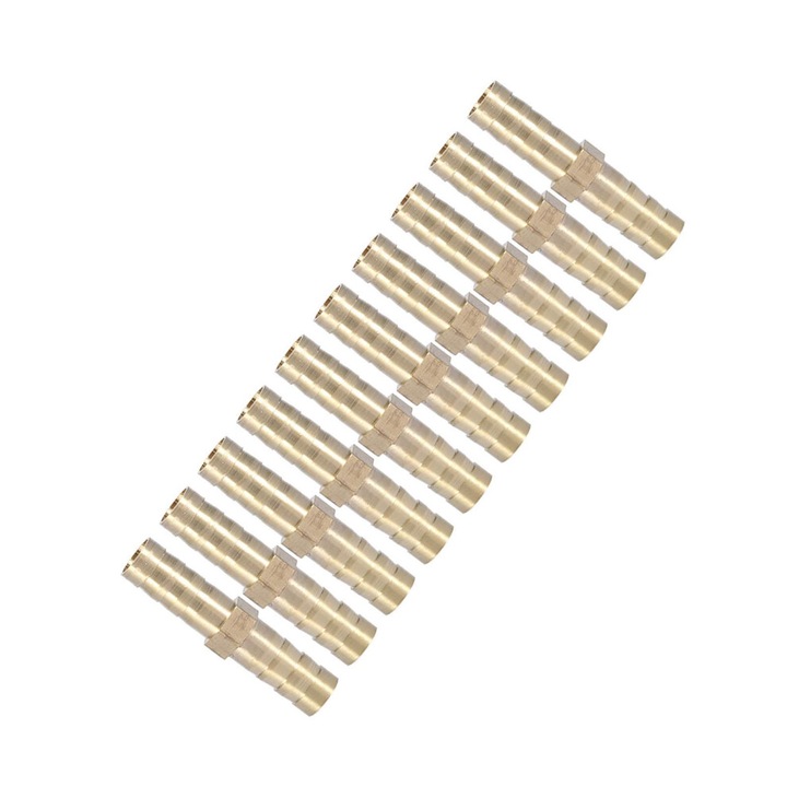 Sárgaréz szerelvények, egyenes kétutas csőcsatlakozó 6x8x10x12x14x16x20mm