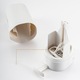 Dozator sapun solid, reglabil, montaj perete, plastic, 5.8x9x3.2cm