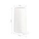 Dozator sapun solid, reglabil, montaj perete, plastic, 5.8x9x3.2cm