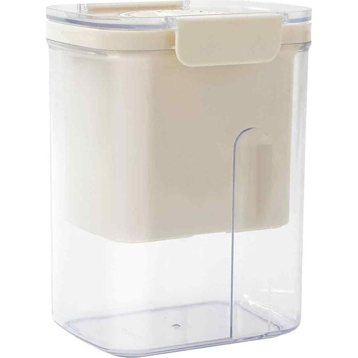 Filtru iaurt multifunctional 1000ml inox, timer, presiune arc
