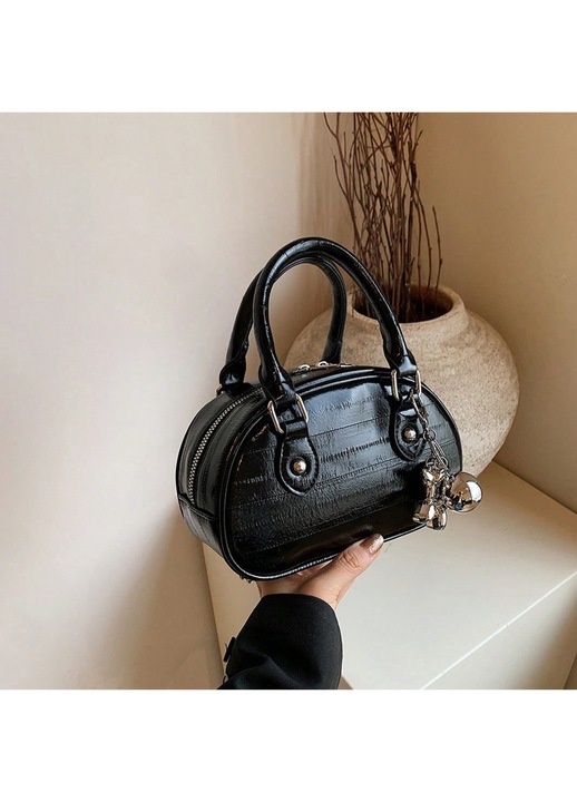 Geanta dama crossbody neagra