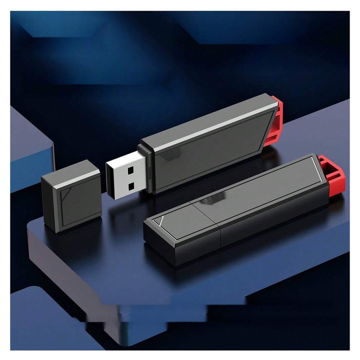 Памет USB 64GB, черен, голям капацитет, висока скорост