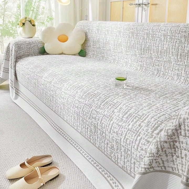Husa canapea gri 180x150 cm set