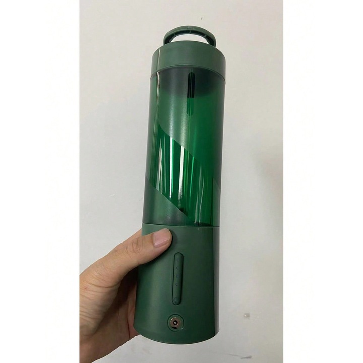 Blender portabil multifunctional, verde militar, mic