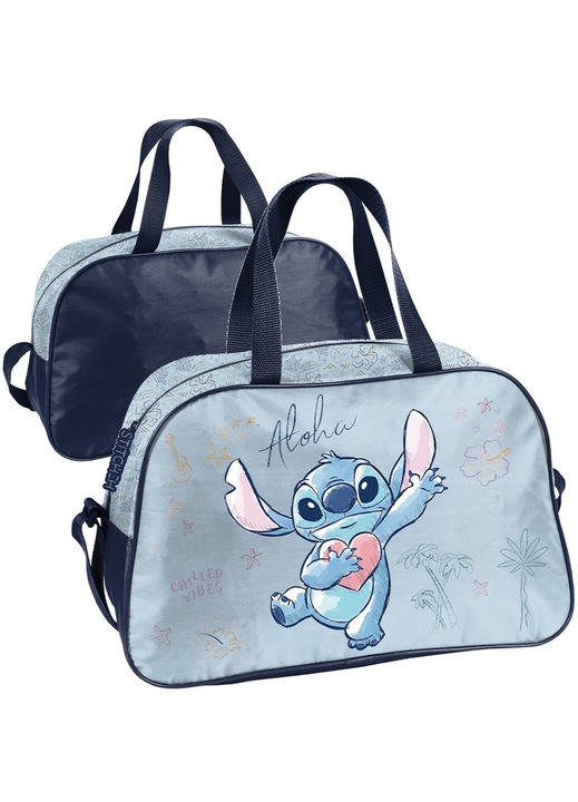 Disney - Stitch kézitáska, sporttáska - Blue Aloha (DS26UU-074)