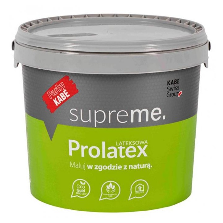 Kabe Prolatex mosható festék, félmatt fehér, 3L