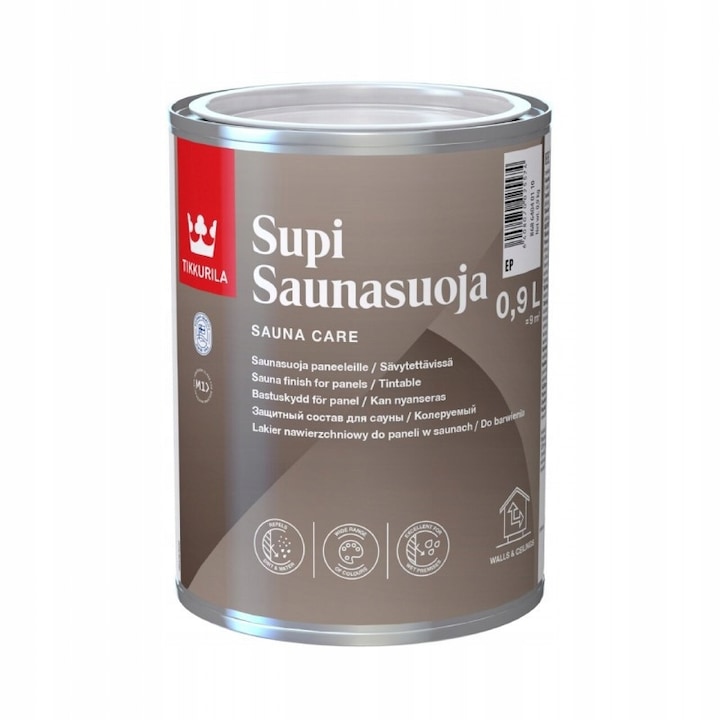 Tikkurila Supi szaunavédő lakk, akril, 0.9L, félmatt