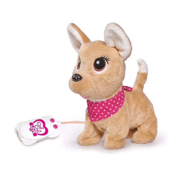 Interaktív kutya játék Chihuahua Simba Chi Chi Love rózsaszín 18cm