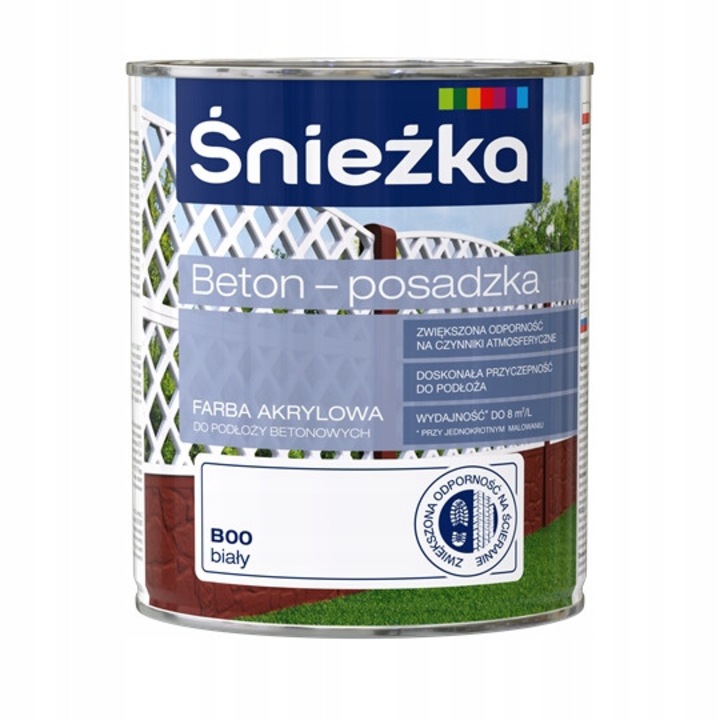 Sniezka Beton Posadzka matt fehér akrilfesték betonra 0.8L