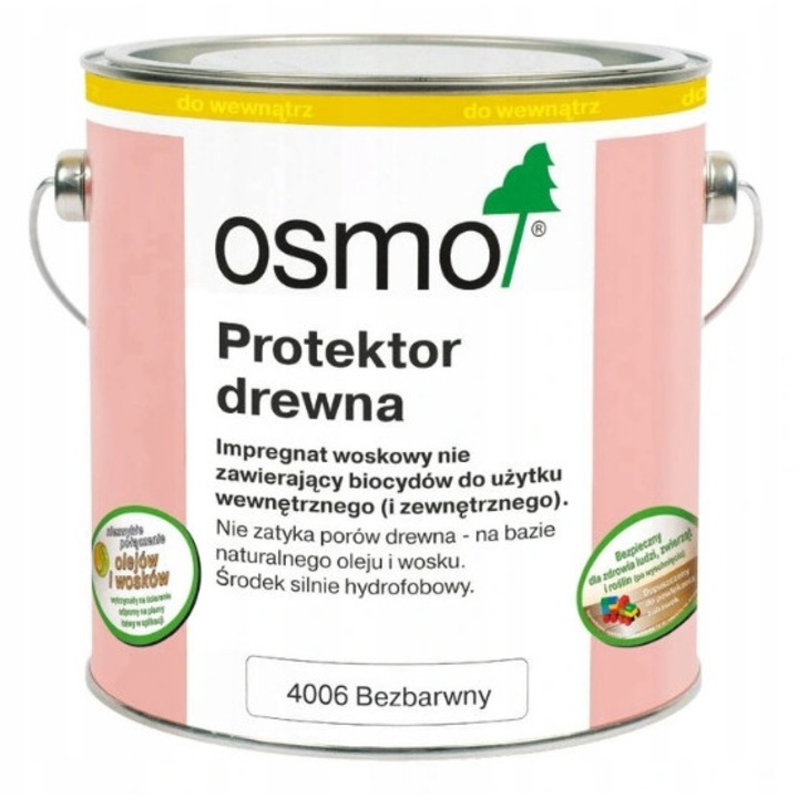 Osmo 4006 színtelen fa impregnáló 2.5L nedvességálló