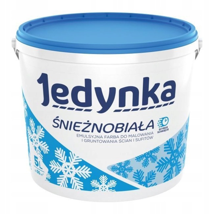 Jedynka emulziós festék 5L fehér matt beltéri 10m2/l