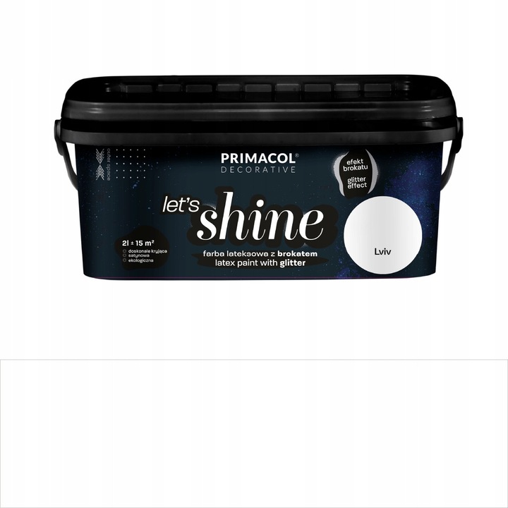 Primacol Let's Shine dekoratív festék csillámmal LVIV 2L