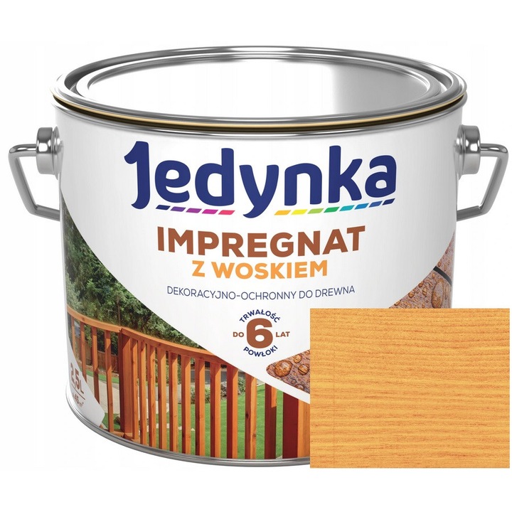 Jedynka fa impregnáló, viasszal, fenyő, matt, 2.5L