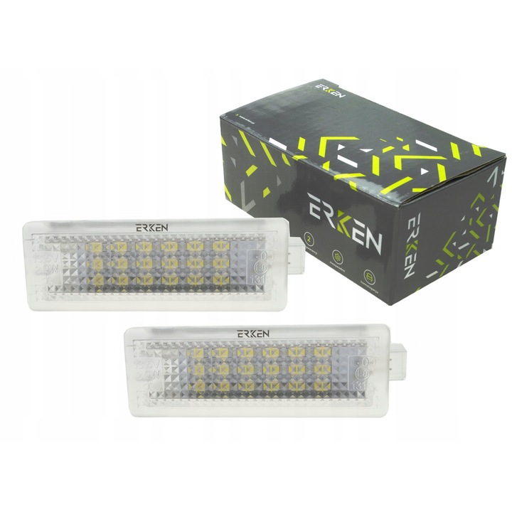 2 db LED belső világítás BMW-hez, 36 LED, hideg fehér 6000K, fém, plug&play