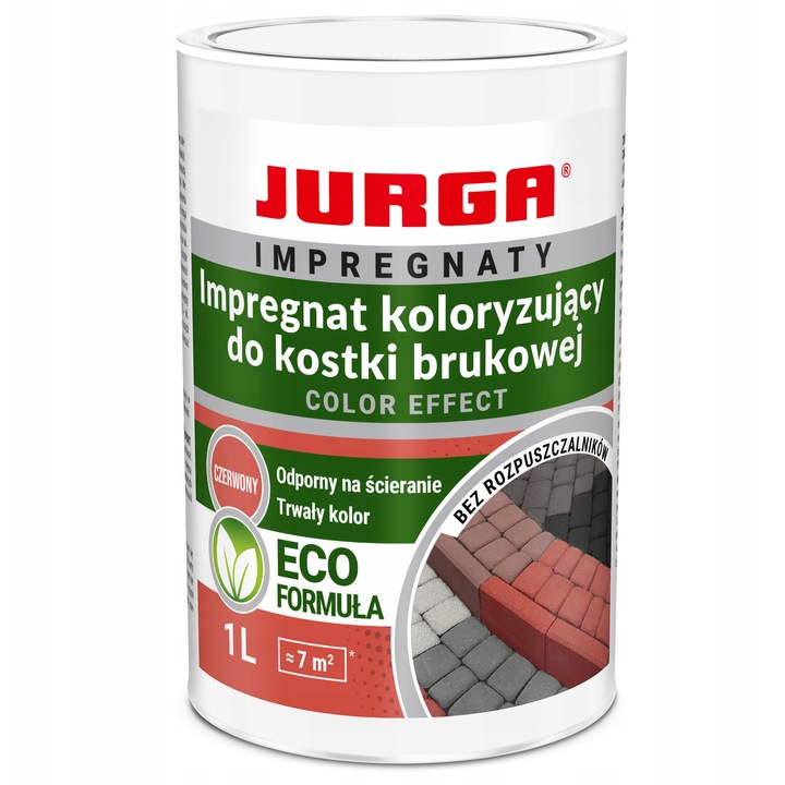 Jurga Color Effect impregnáló színezőanyag piros 1L betonhoz és térkövekhez