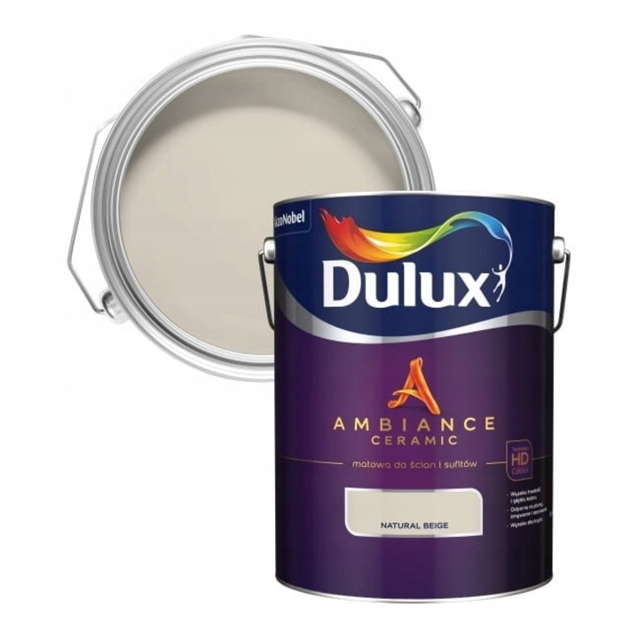 Dulux Ambiance kerámia festék természetes bézs 5l matt 24,3x18x18cm
