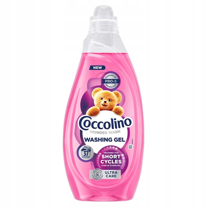 Set detergent lichid Coccolino Wonder Wash 3x1,48l pentru rufe colorate sport multicolor
