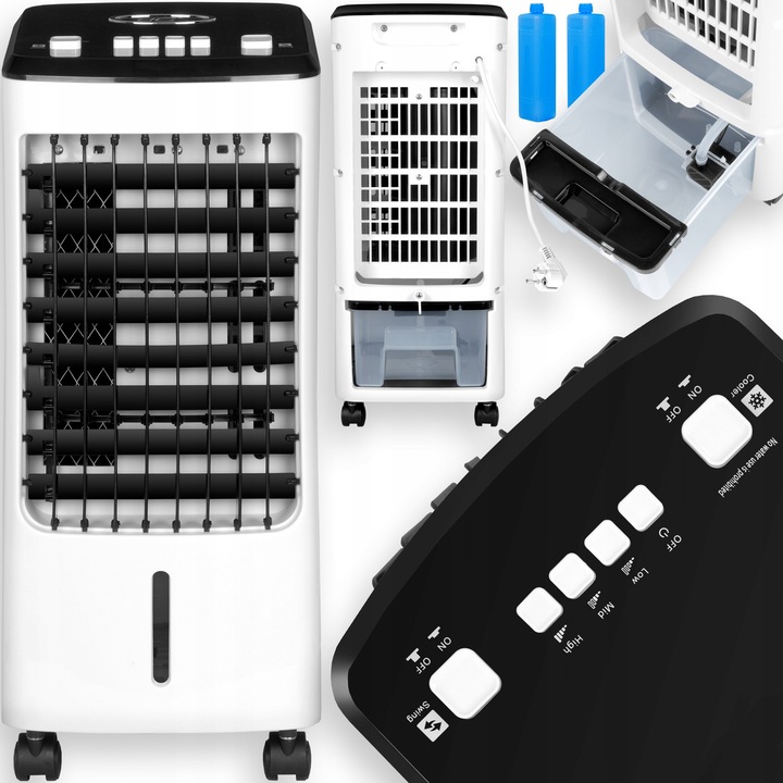 Racitor aer portabil LTC, umidificator, alb