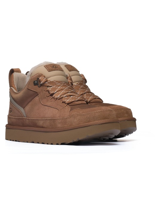 Férfi teniszcipő, UGG, Lowmel 1170750-CHE, barna, természetes bőr, 46 EU