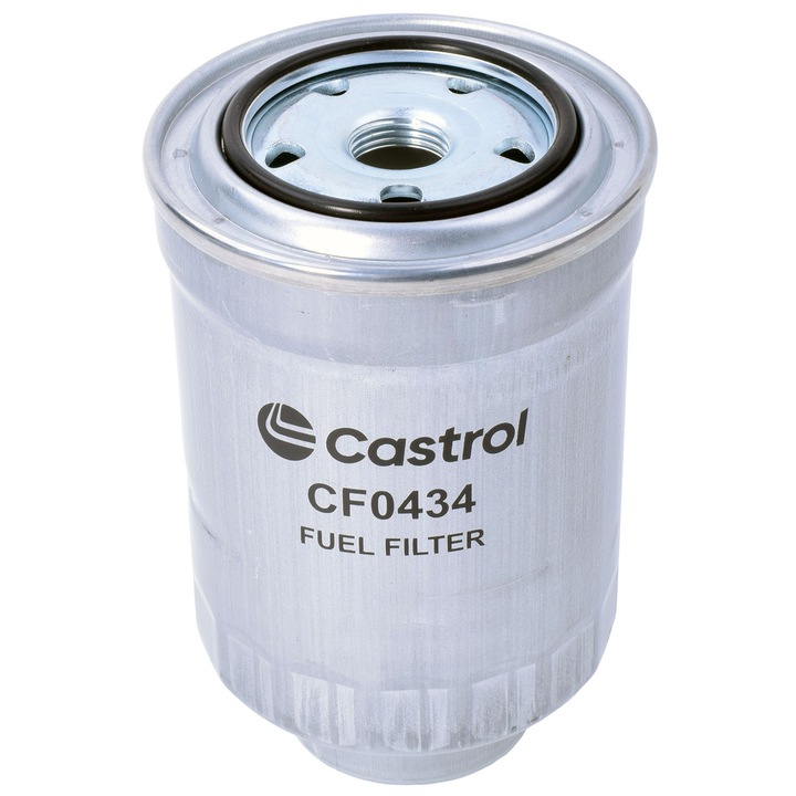 CASTROL FILTERS CF0434 üzemanyagszűrő, autós illatosítóval együtt, motorvédelem és hatékony szűrés, ezüst, 1 db