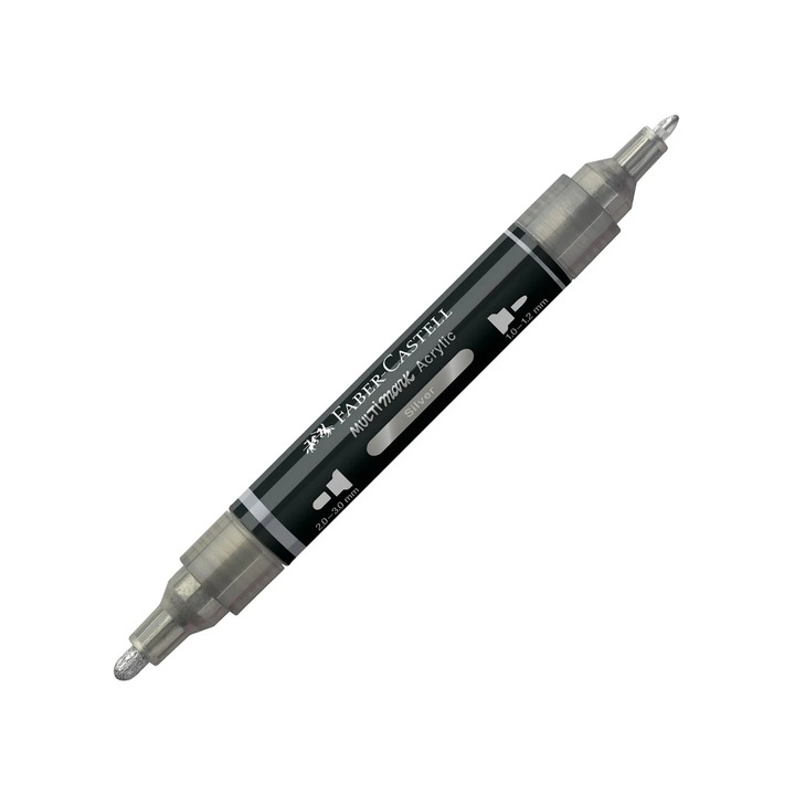 Faber-Castell Multimark akril marker, 251. sz., ezüst