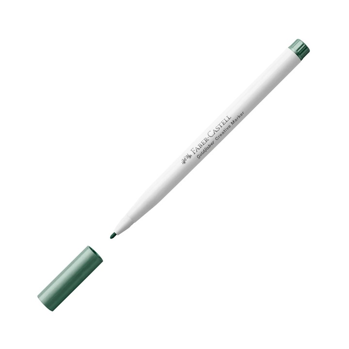 Faber-Castell Creative marker, kerek, 1.5 mm, 578-as számú, sötétzöld metál