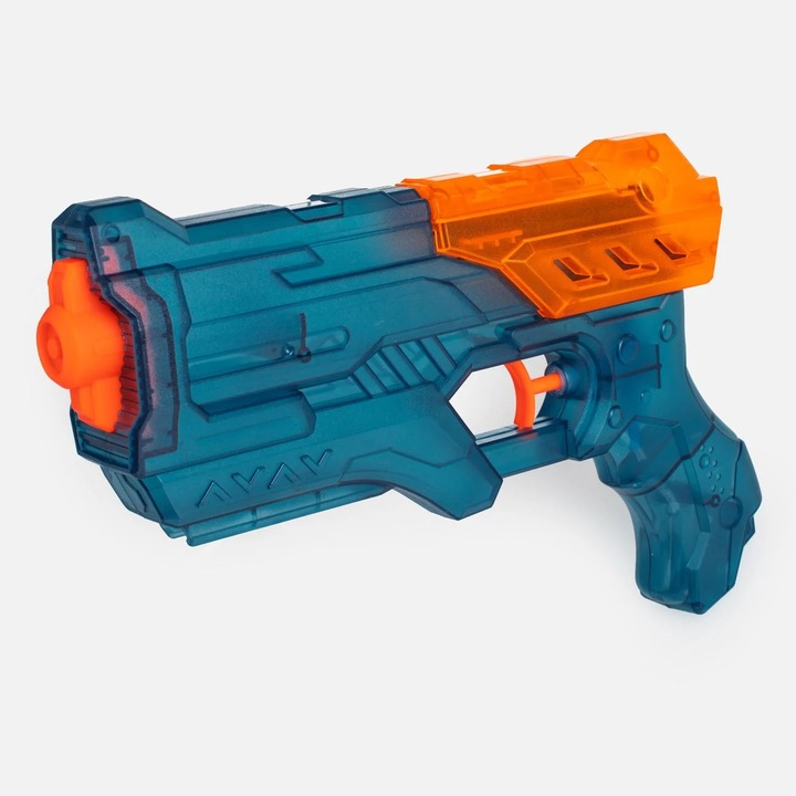Pistol de Apa Albastru Transparent 24cm < Pistoale Apa Mici, Jumbo