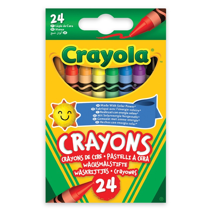 Пастел восъчен, Crayola, 24 цвята
