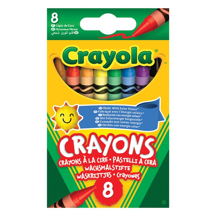 Пастел восъчен, Crayola, 8 цвята