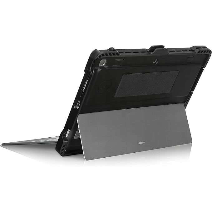 Husa Dell RG1322C pentru Latitude 7320, protector TPU amortizor, suport integrat, curea de mana si curea de umar detasabila, negru, 1 buc