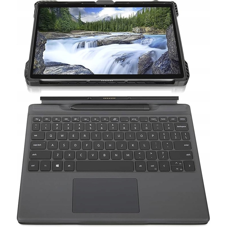 Husa Dell RG1322C pentru Latitude 7320, protector TPU amortizor, suport integrat, curea de mana si curea de umar detasabila, negru, 1 buc