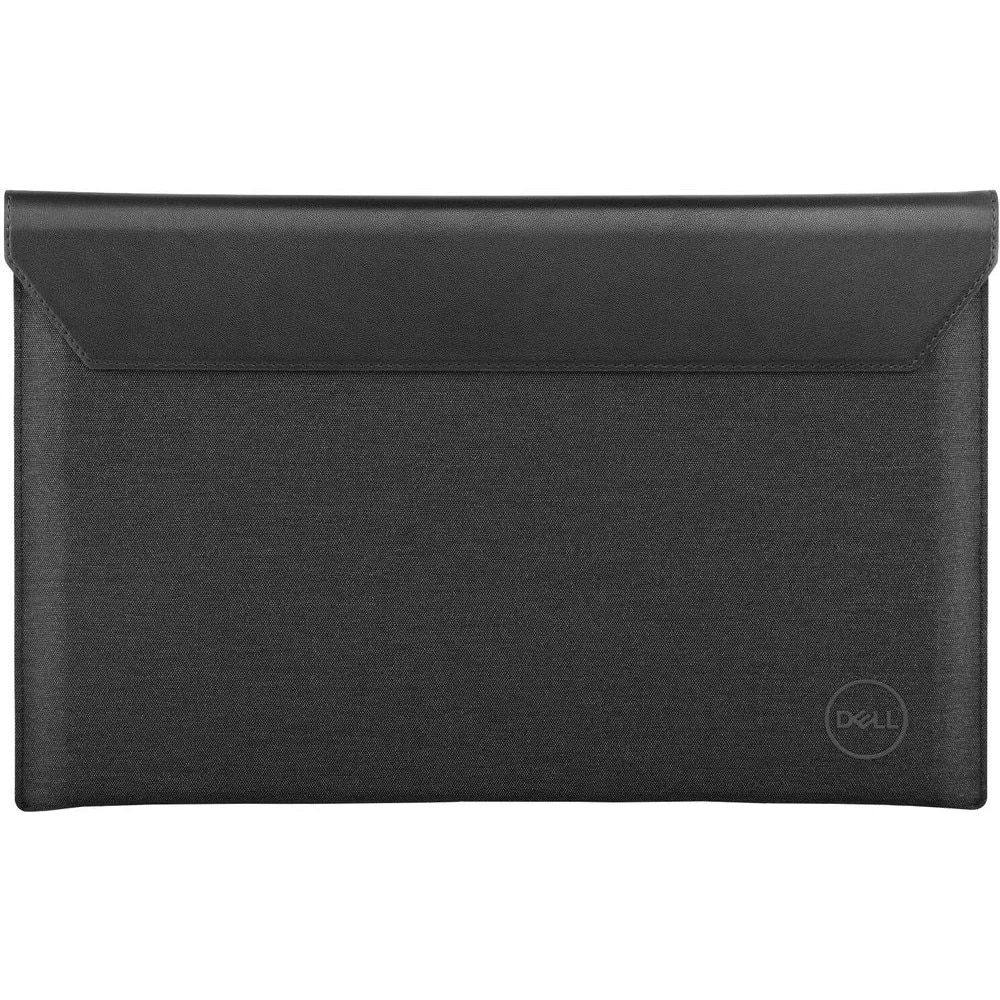 Dell, husa pentru laptop din textil, cu inchidere magnetica si captuseala moale, Premier Sleeve 15 (PE1521VL), negru cu accente rosii, 15 inch